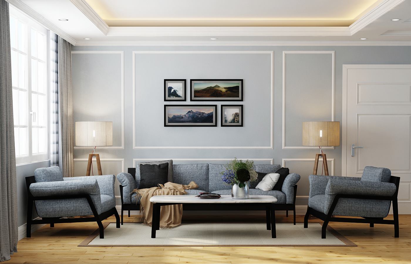 3D Interior Model Living room 230206 Scene 3dsmax