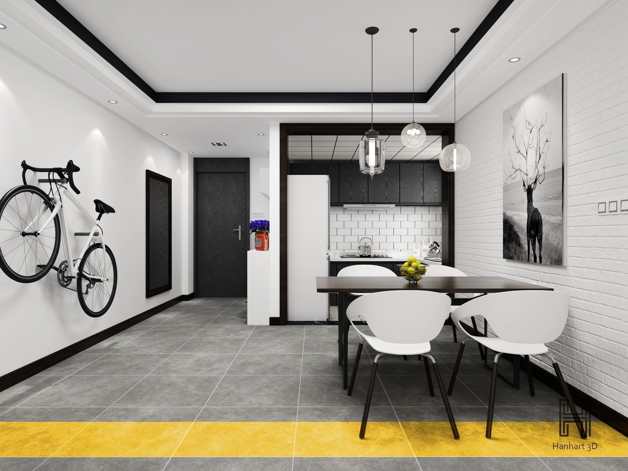 3D Interior Model Living room 230249 Scene 3dsmax