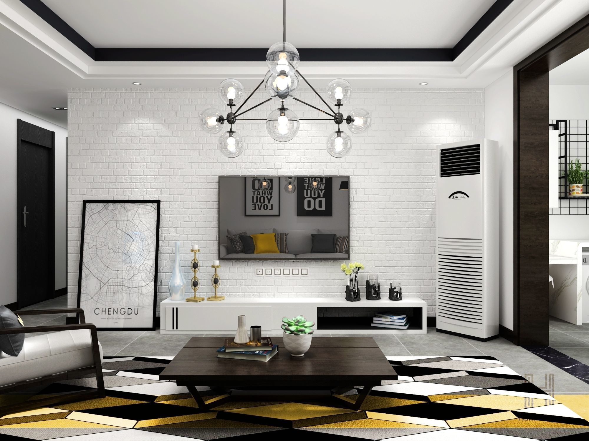 3D Interior Model Living room 230249 Scene 3dsmax