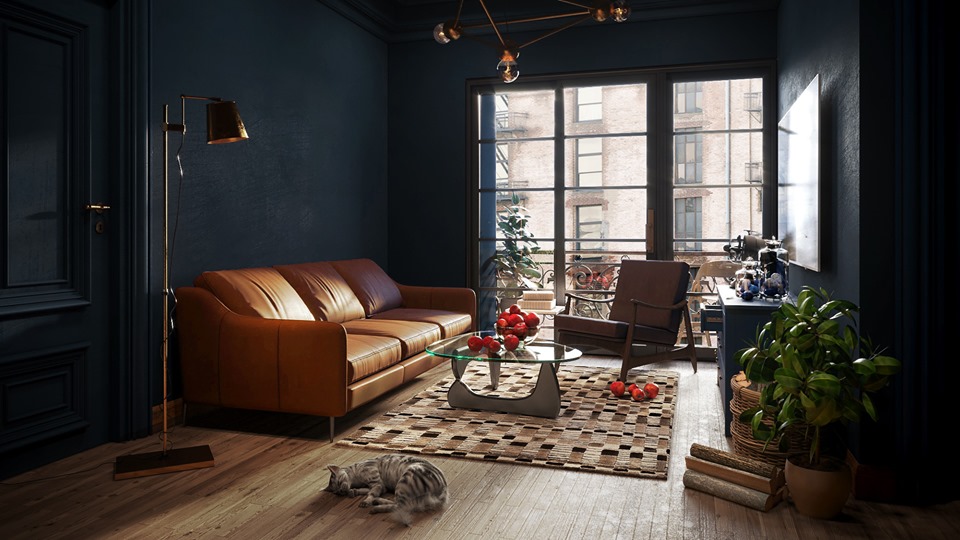 3D Interior Model Living room 230254 Scene 3dsmax