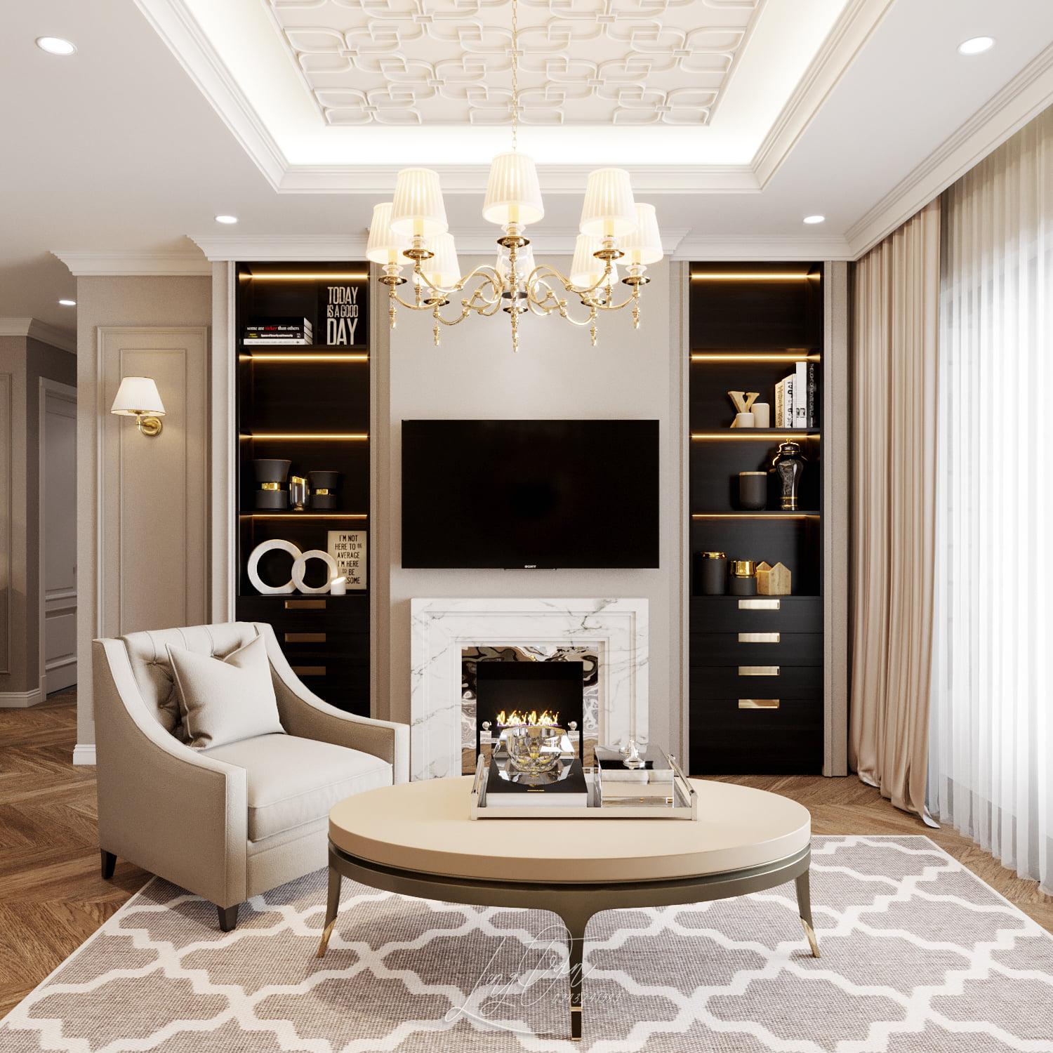 3D Interior Model Living room 2309600 Scene 3dsmax