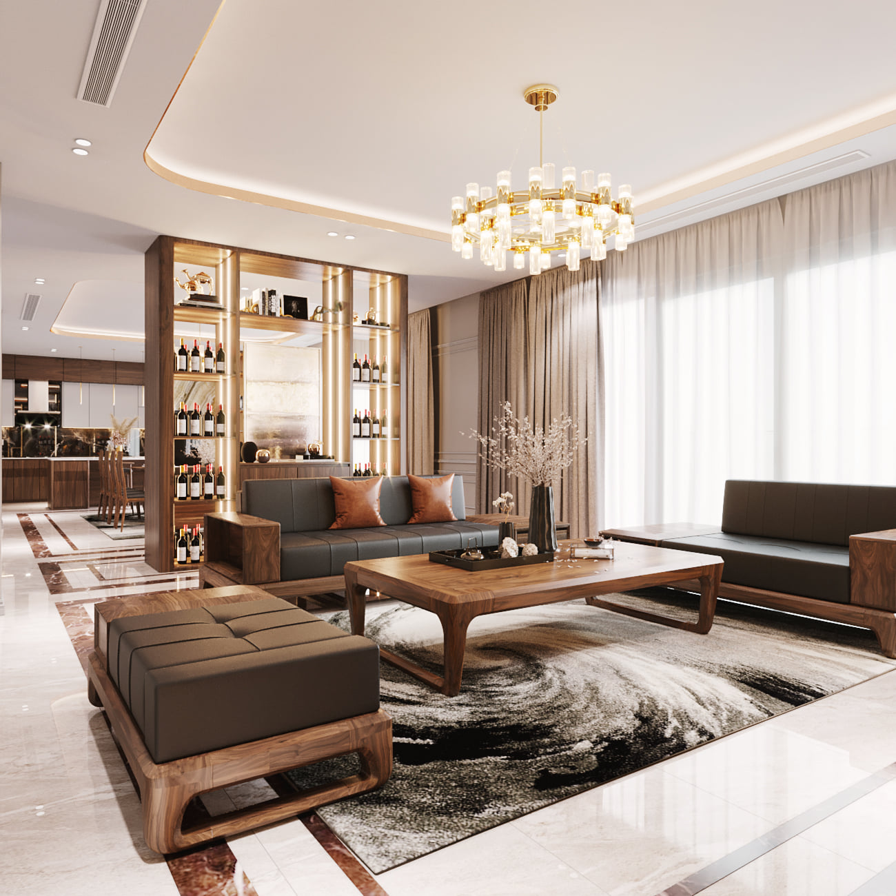 3D Interior Model Living room 2309611 Scene 3dsmax