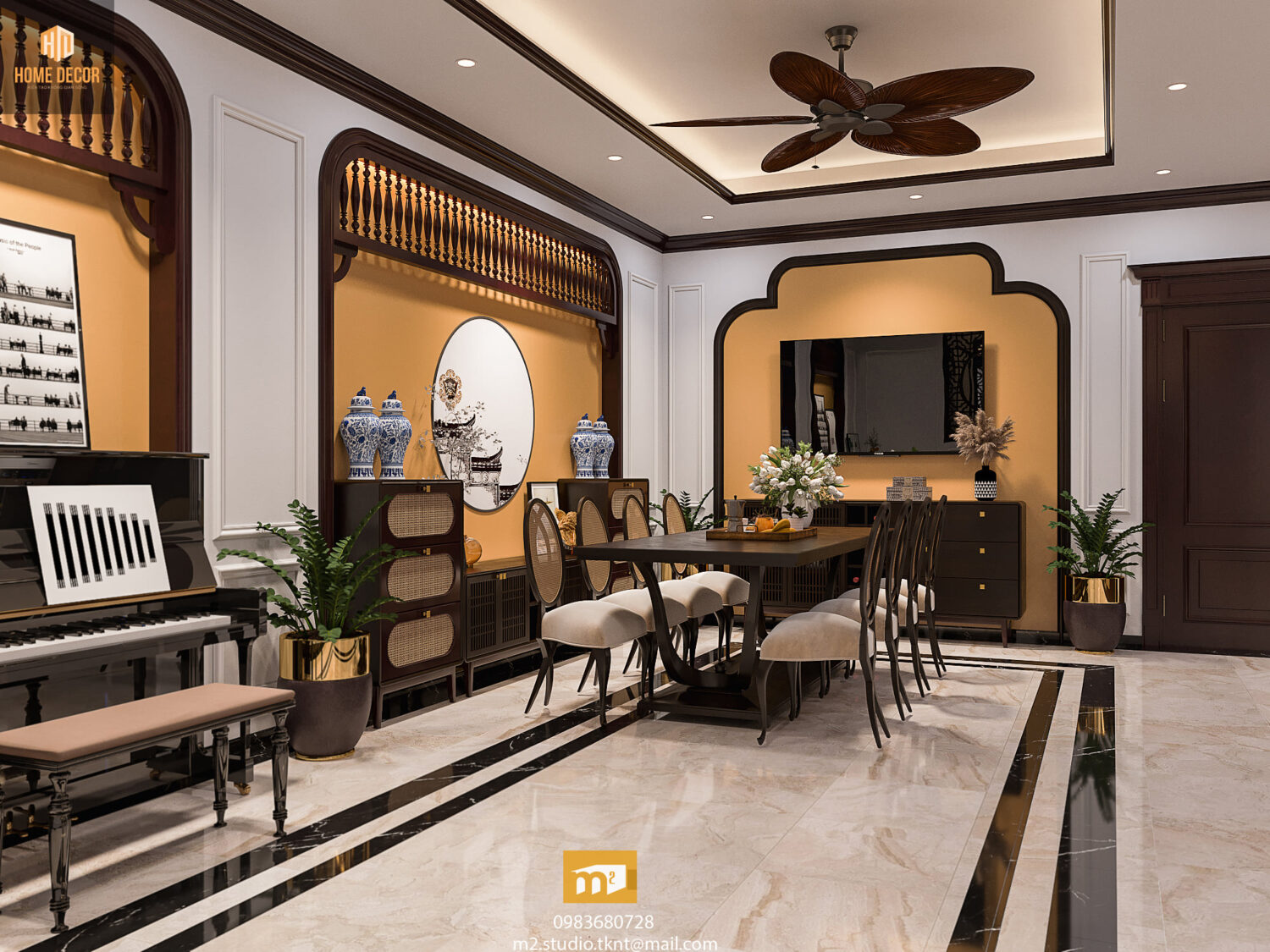 3D Interior Model Living room 2309623 Scene 3dsmax