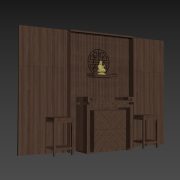3D Model Altar Room Free Download 09800