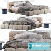 3D Model Bed 573 Free Download