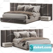 3D Model Bed 575 Free Download