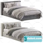 3D Model Bed 578 Free Download