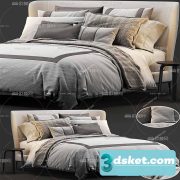 3D Model Bed 579 Free Download