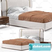 3D Model Bed 595 Free Download