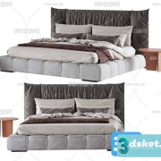 3D Model Bed 597 Free Download