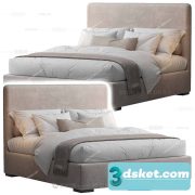 3D Model Bed 532 Free Download