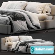 3D Model Bed 533 Free Download