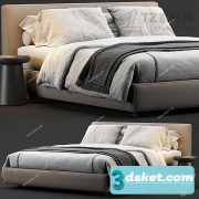 3D Model Bed 535 Free Download