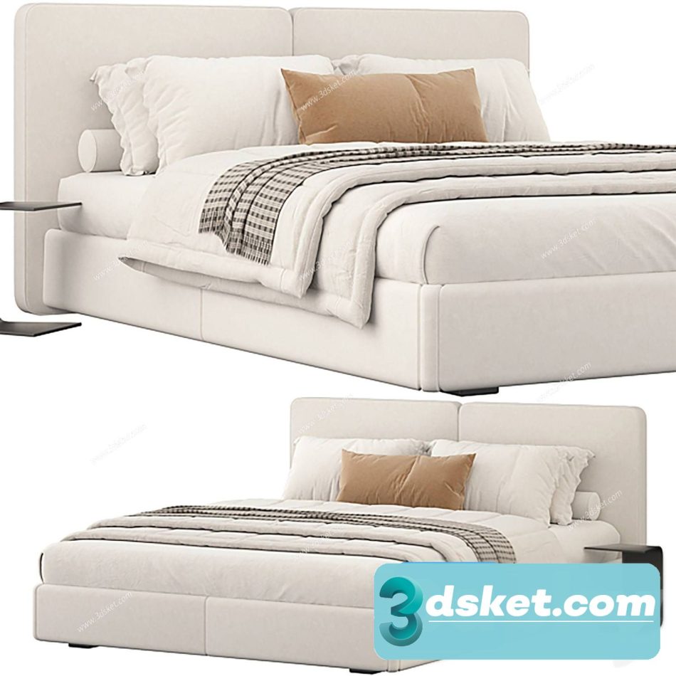 3D Model Bed 545 Free Download - Download 3D Model Free 3dskymodel Free ...