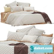 3D Model Bed 554 Free Download