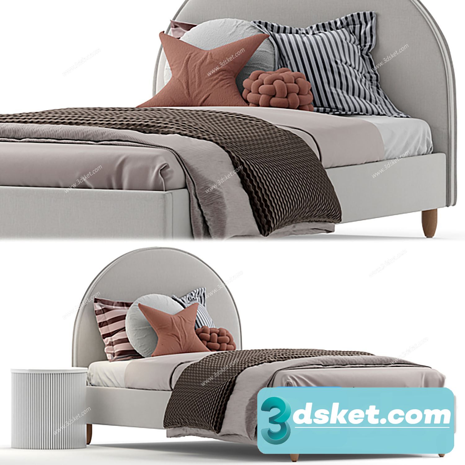 3D Model Bed 561 Free Download