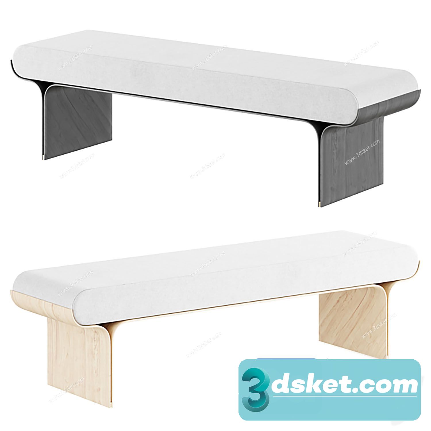 3D Model Bed 562 Free Download