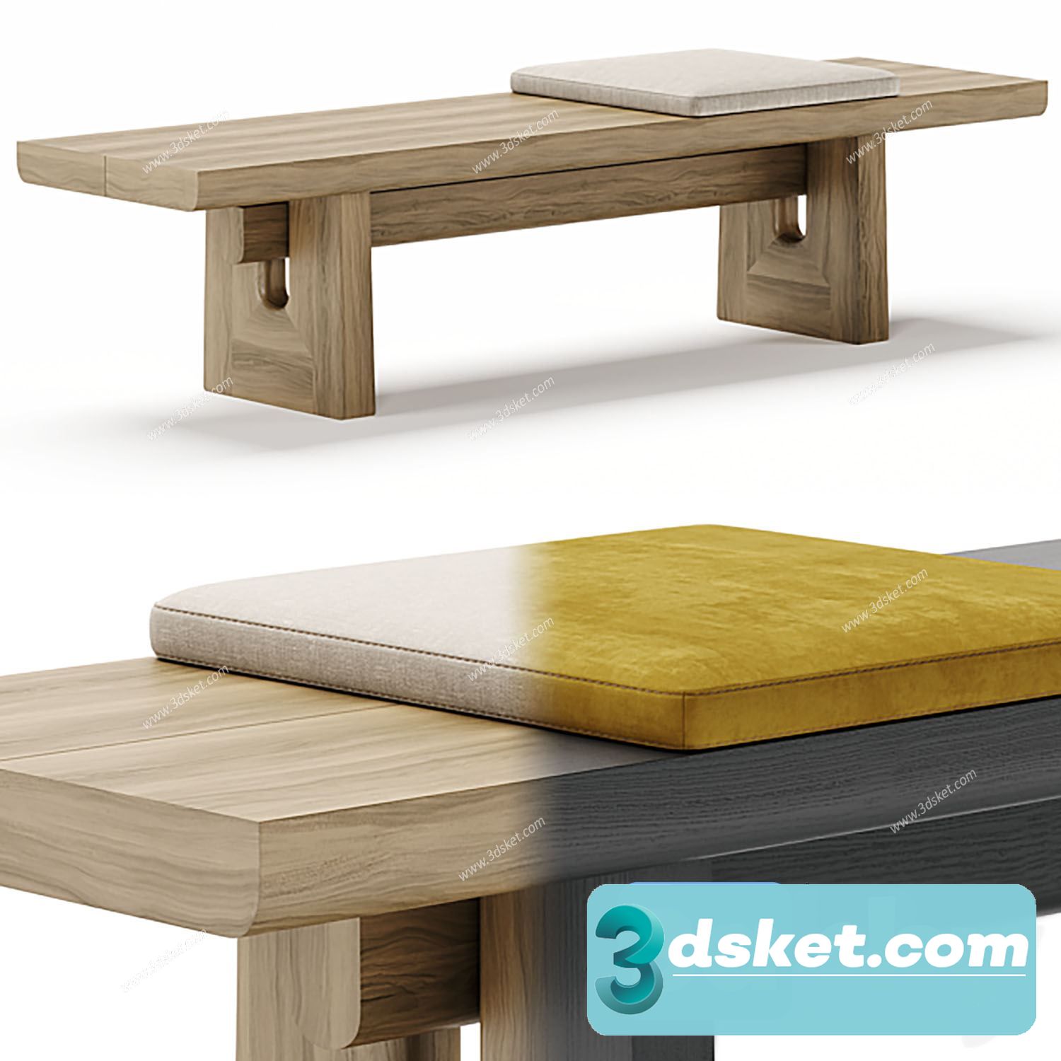 3D Model Bed 565 Free Download