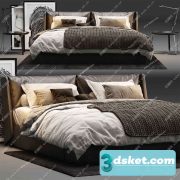 3D Model Bed 524 Free Download