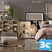 3D Model Bed 525 Free Download