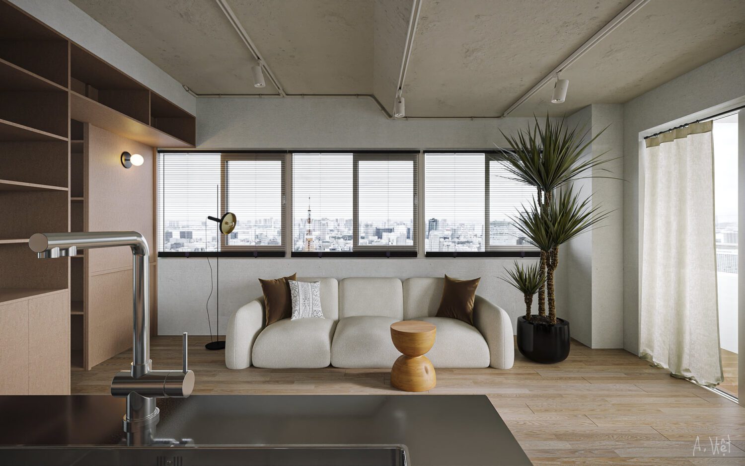 3D Interior Apartment 23010137 Scene 3dsmax