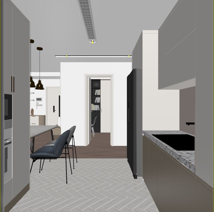 3D Interior Apartment 230219A Scene 3dsmax