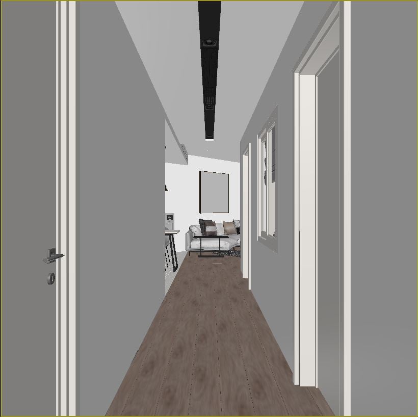 3D Interior Apartment 230219A Scene 3dsmax