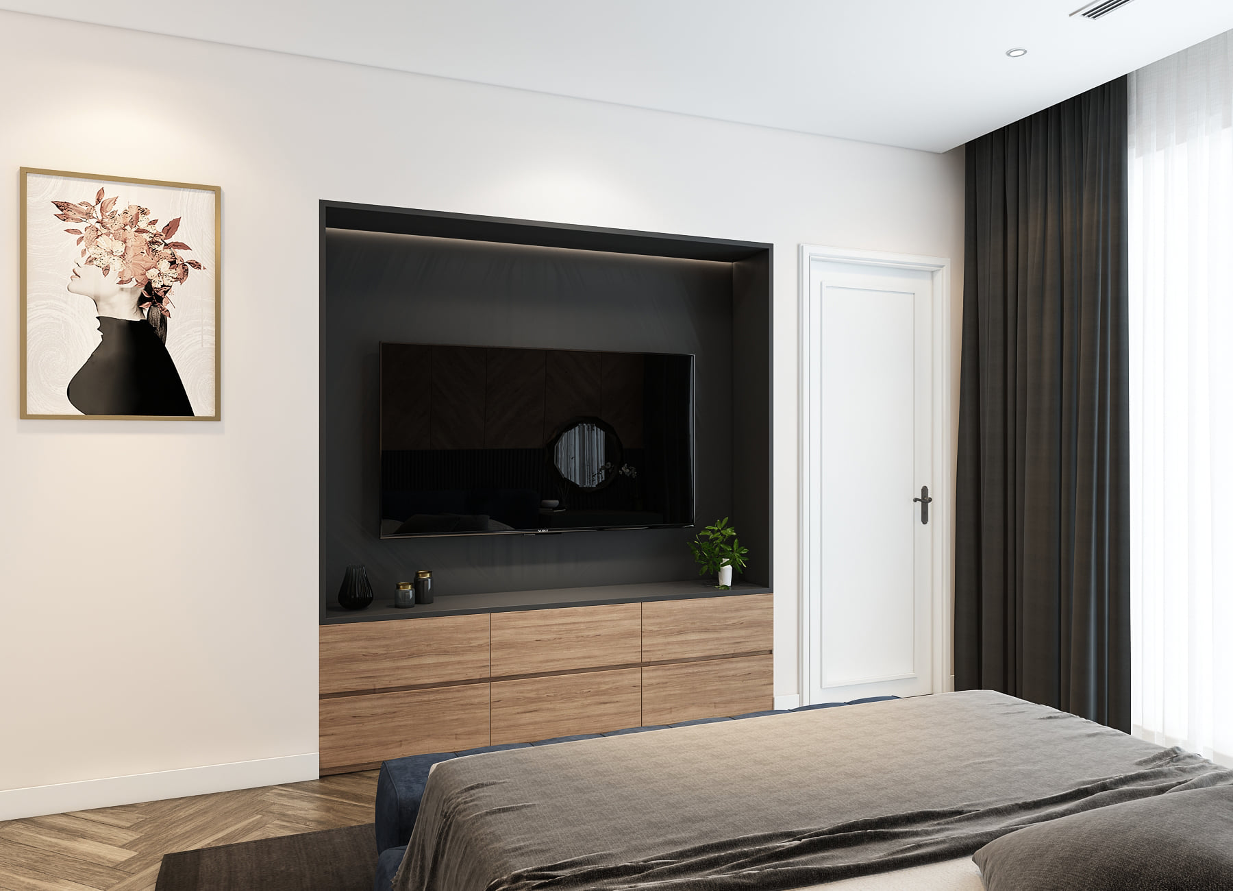 3D Interior Model Bed Room 230495 Scene 3dsmax