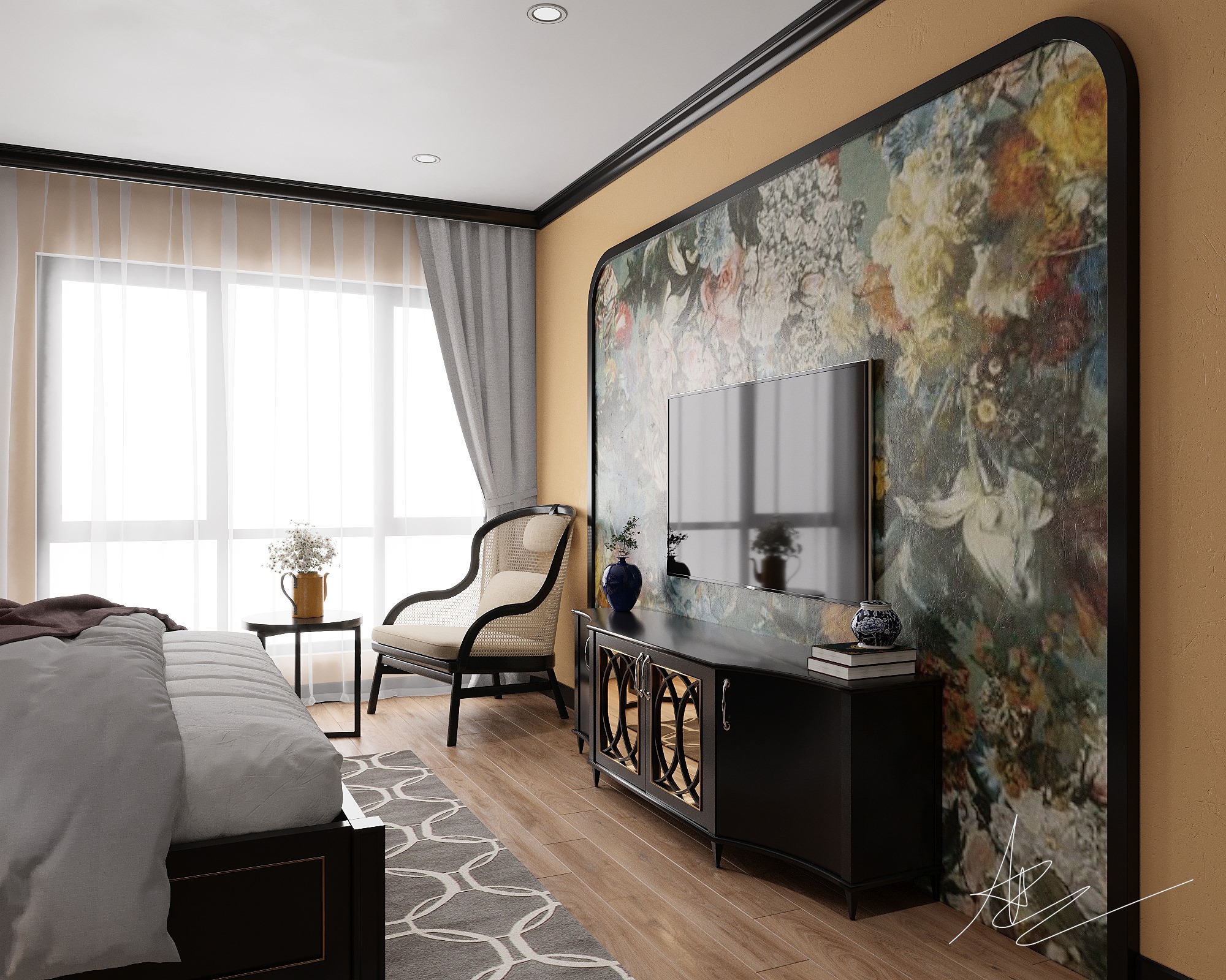3D Interior Model Bed Room 230456 Scene 3dsmax