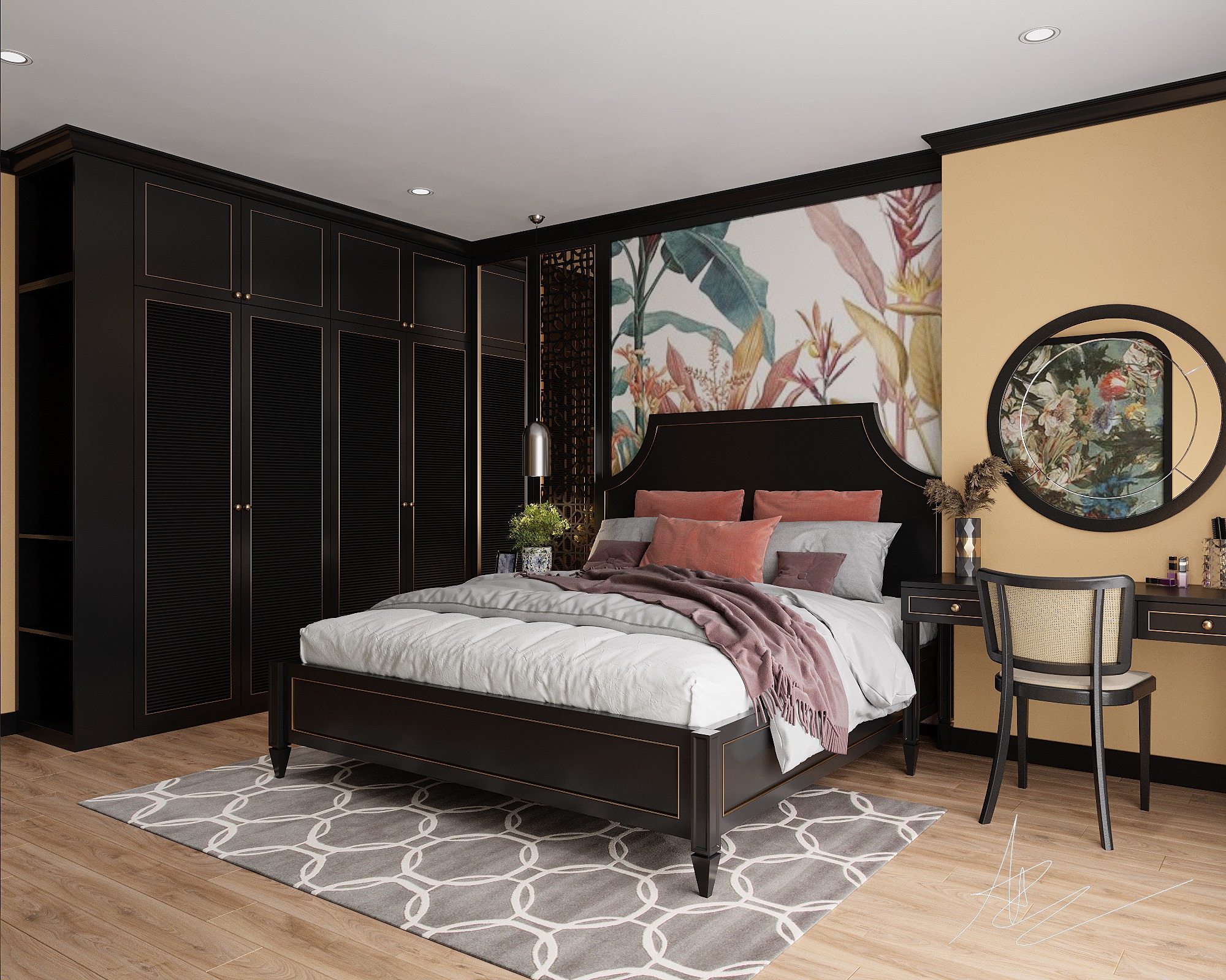 3D Interior Model Bed Room 230456 Scene 3dsmax