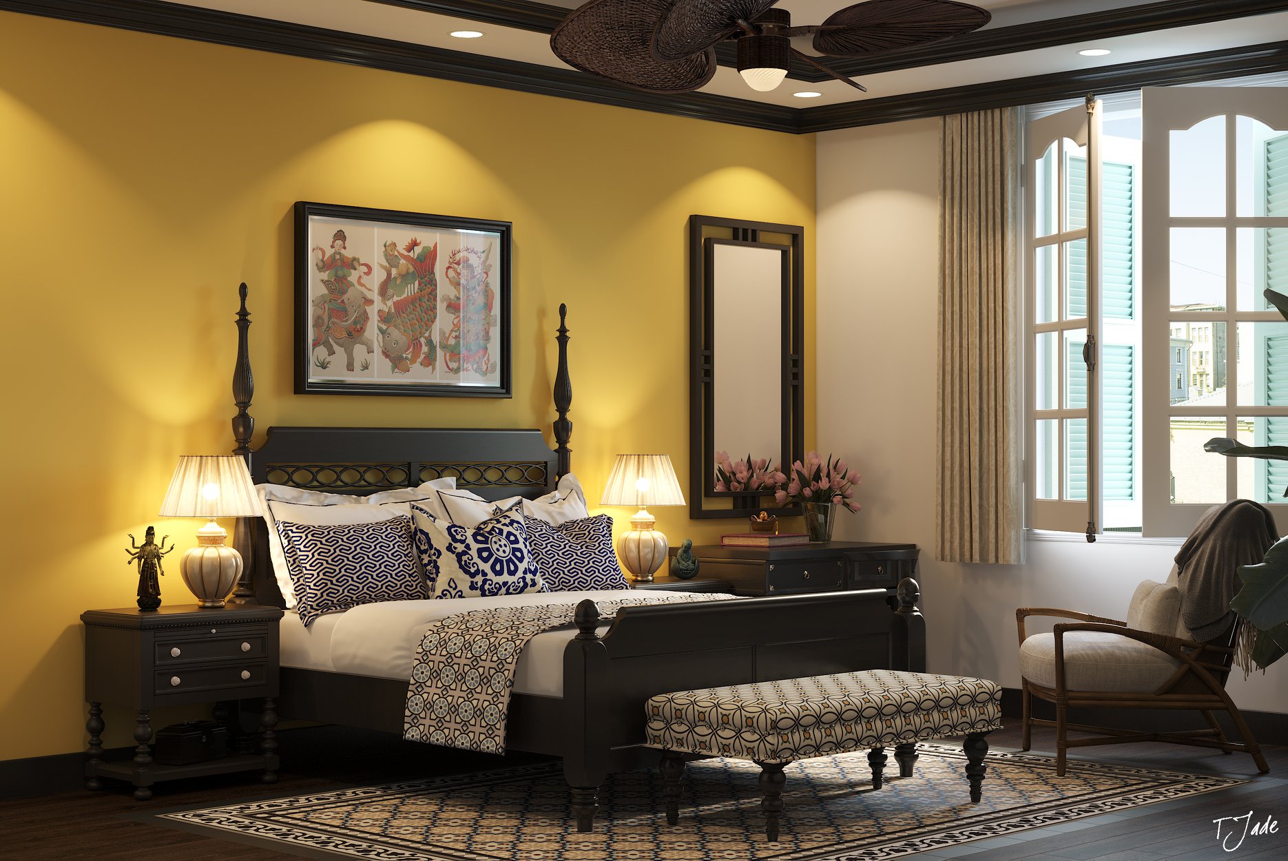 3D Interior Model Bed Room 230616 Scene 3dsmax