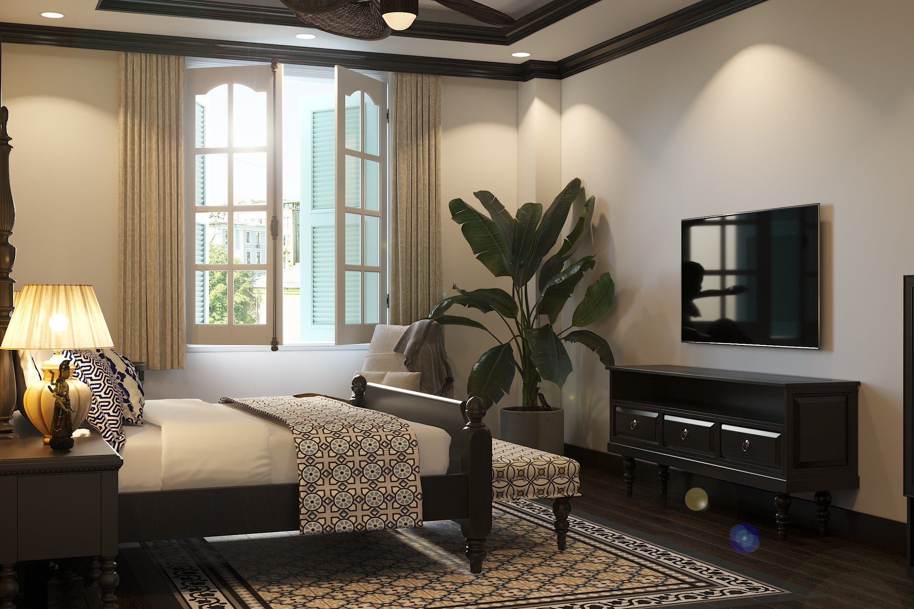 3D Interior Model Bed Room 230616 Scene 3dsmax