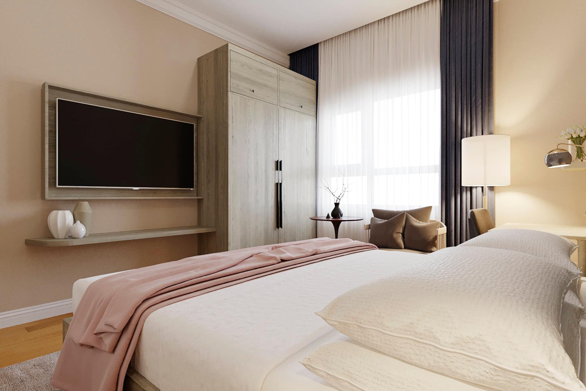 3D Interior Model Bed Room 23004 Scene 3dsmax