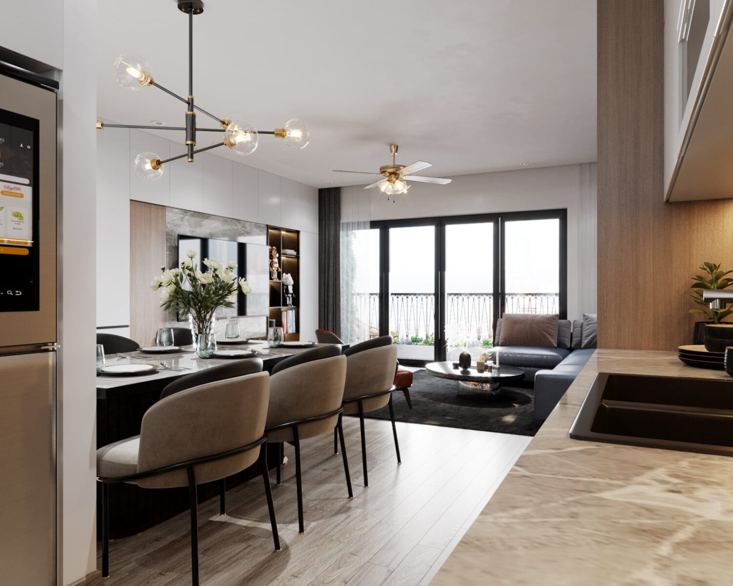 3D Interior Apartment 230731 Scene 3dsmax