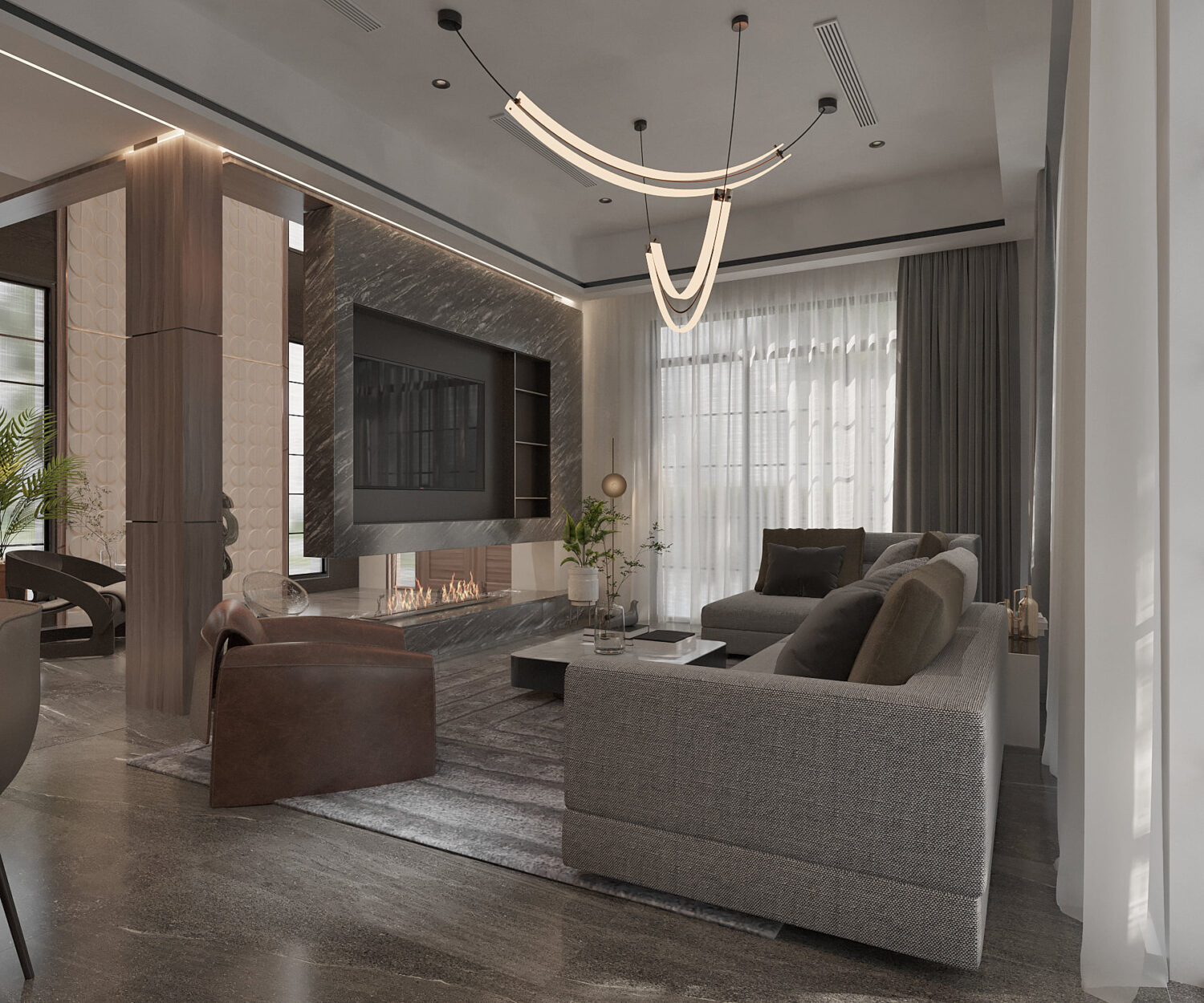 3D Interior Model Living room 2309686 Scene 3dsmax