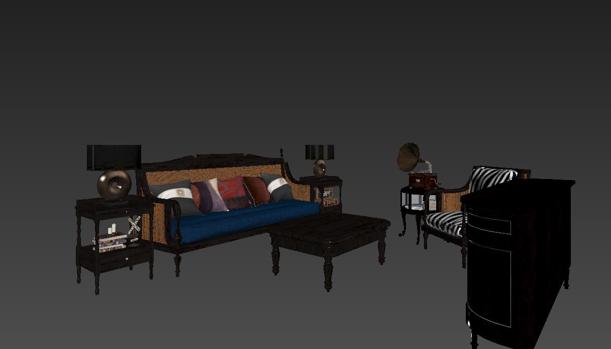 3D Interior Model Living room 2309709 Scene 3dsmax