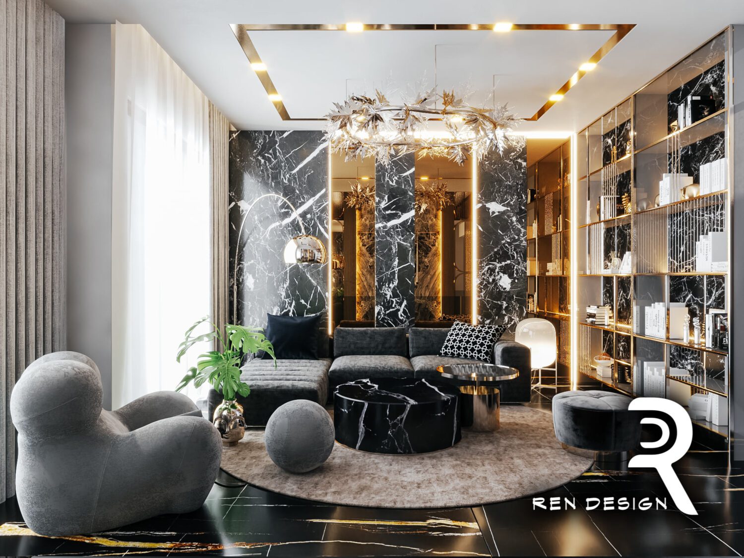 3D Interior Model Living room 2309714 Scene 3dsmax