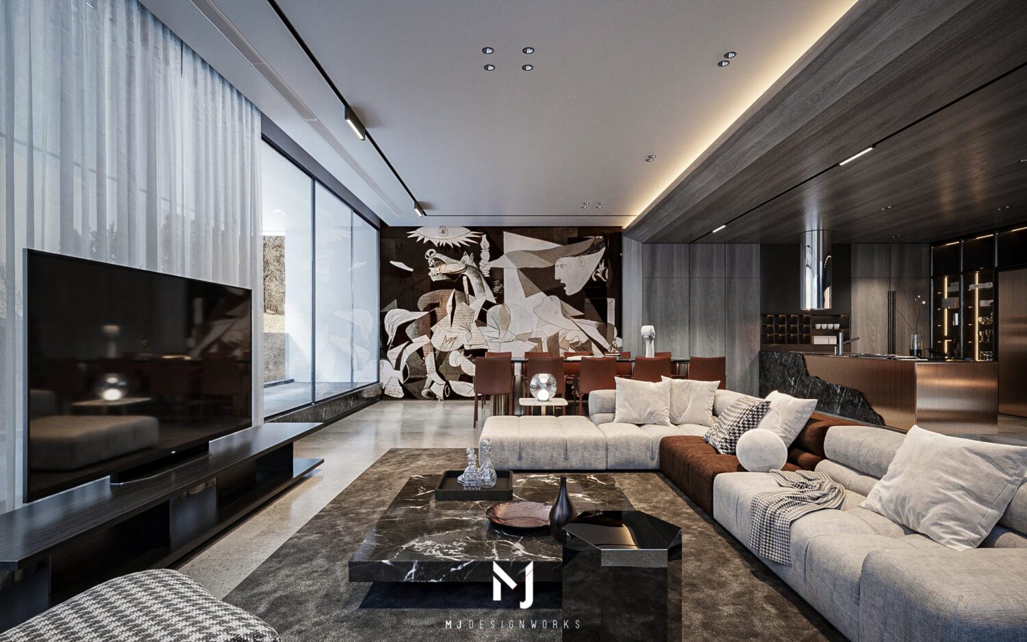 3D Interior Model Living room 2309736 Scene 3dsmax