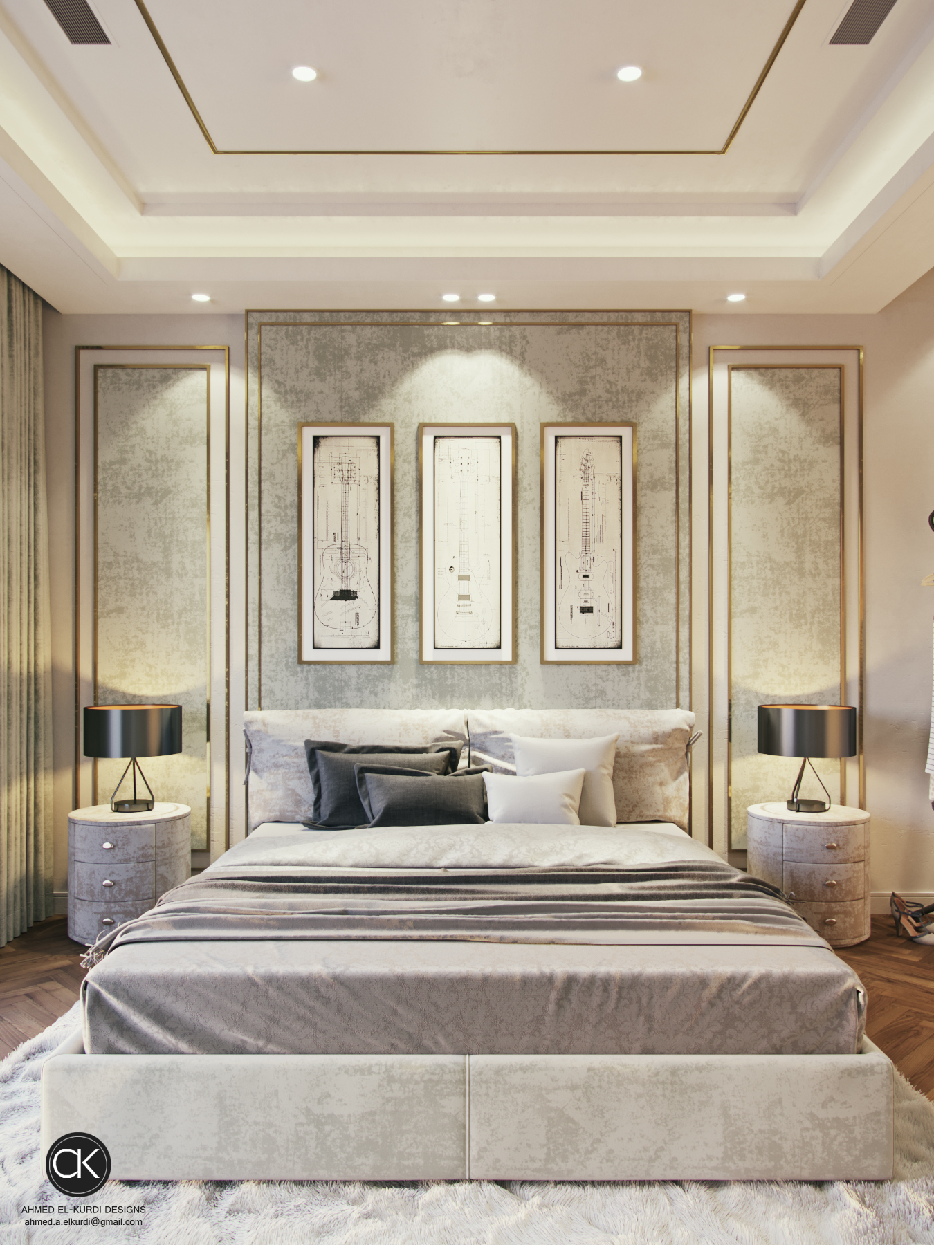 3D Interior Model Bed Room 23006 Scene 3dsmax