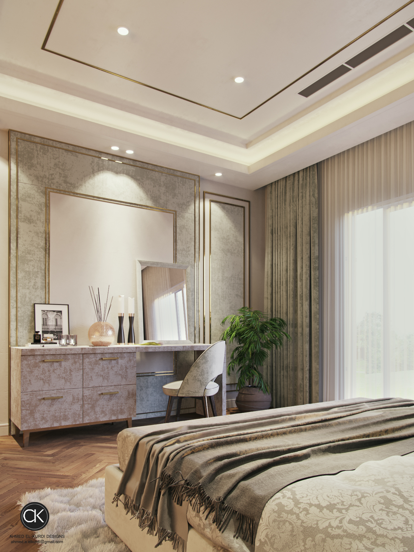 3D Interior Model Bed Room 23006 Scene 3dsmax