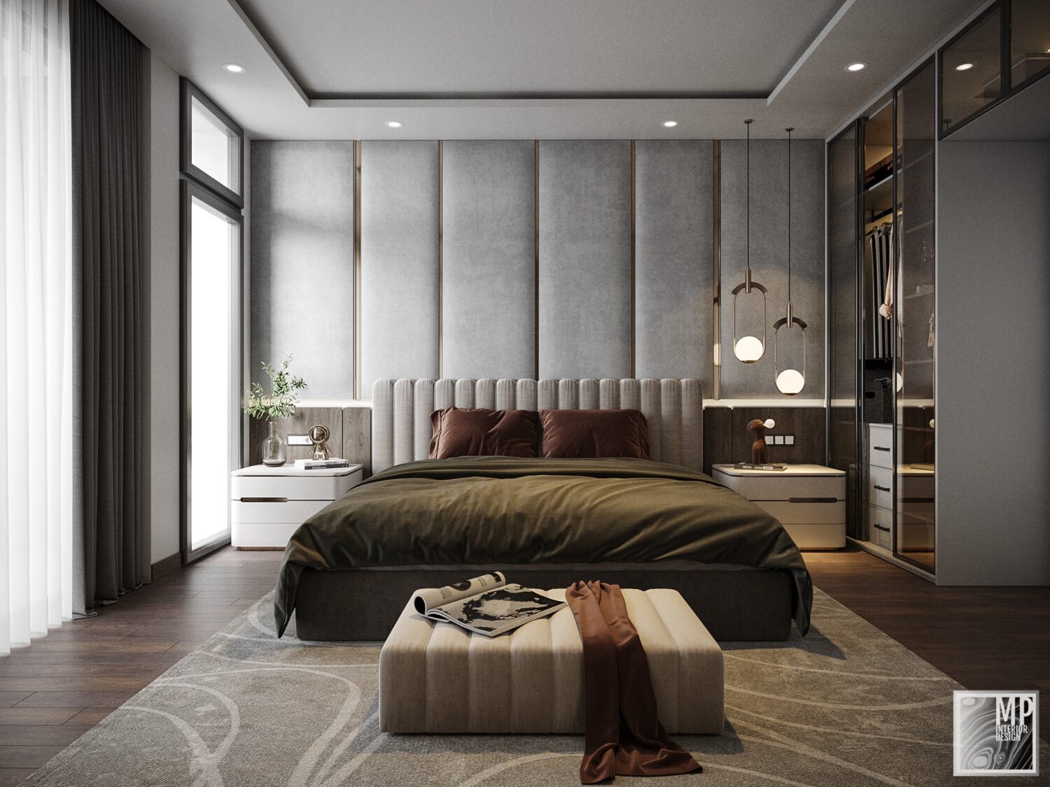 3D Interior Model Bed Room 23010005 Scene 3dsmax
