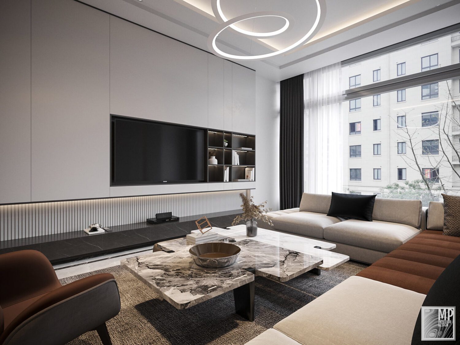 3D Interior Model Living room Scene 3dsmax 241006