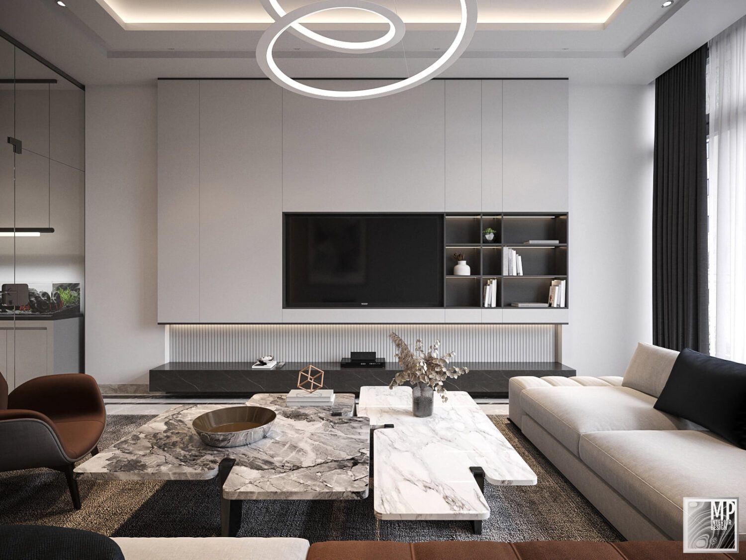 3D Interior Model Living room Scene 3dsmax 241006