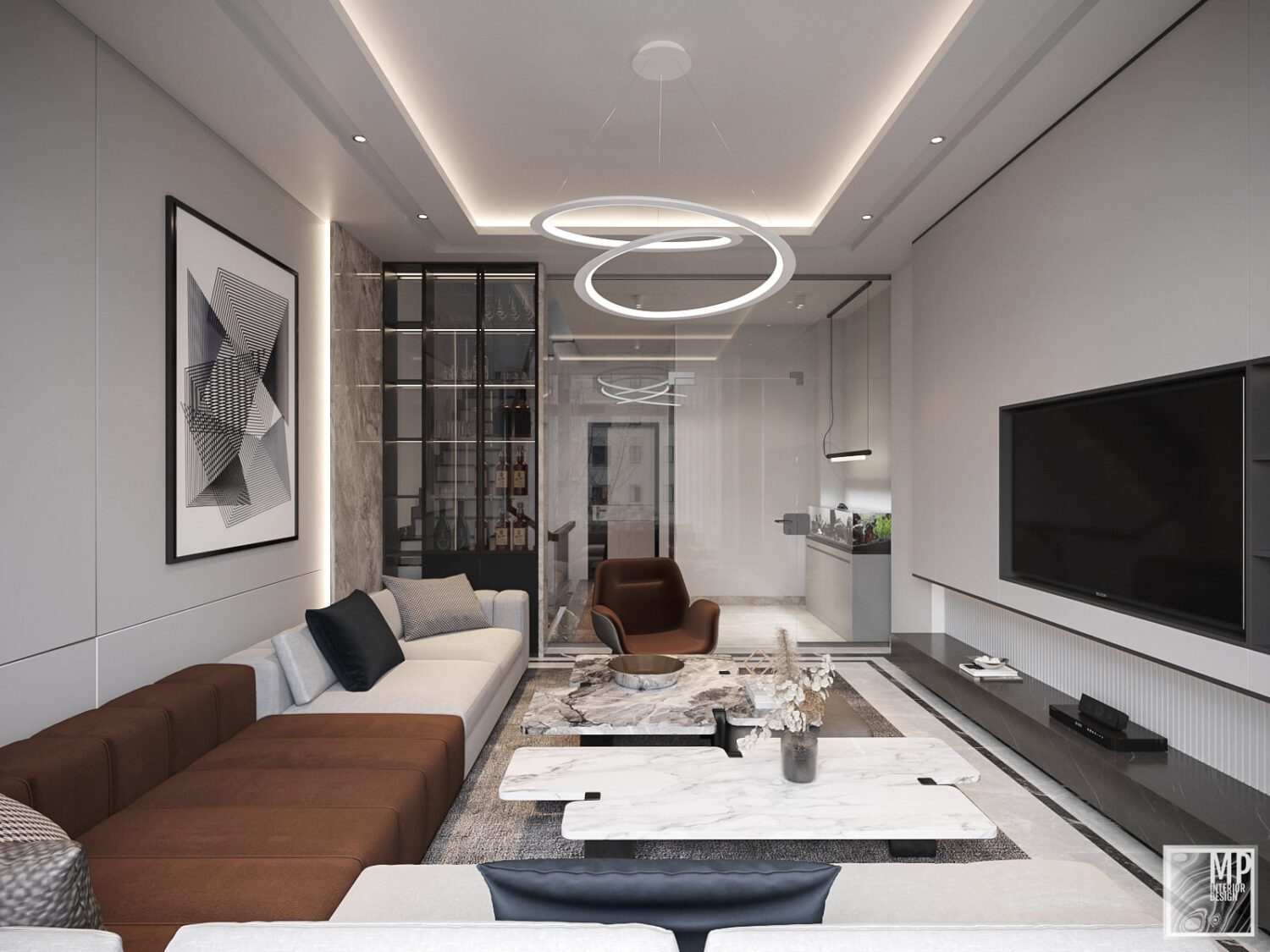 3D Interior Model Living room Scene 3dsmax 241006