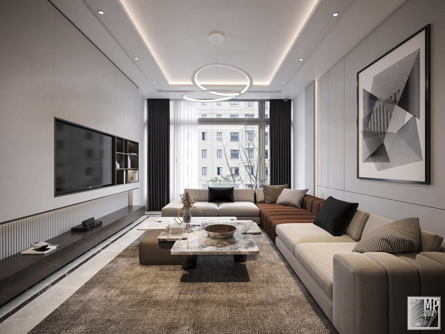 3D Interior Model Living room Scene 3dsmax 241006