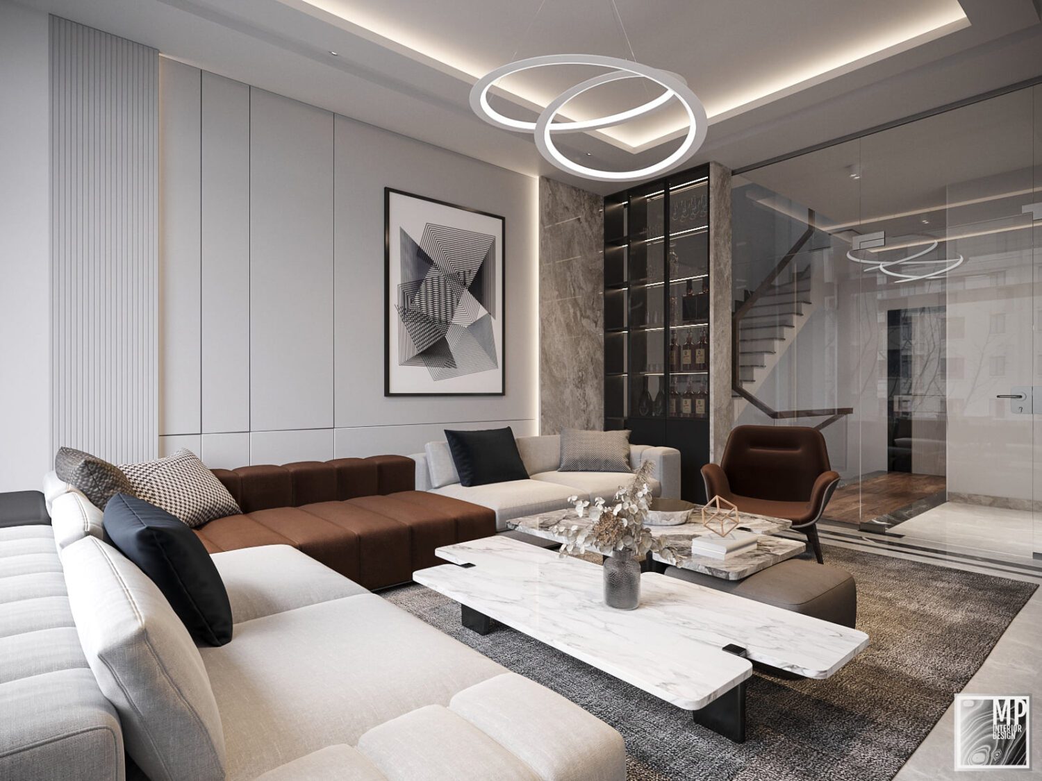 3D Interior Model Living room Scene 3dsmax 241006