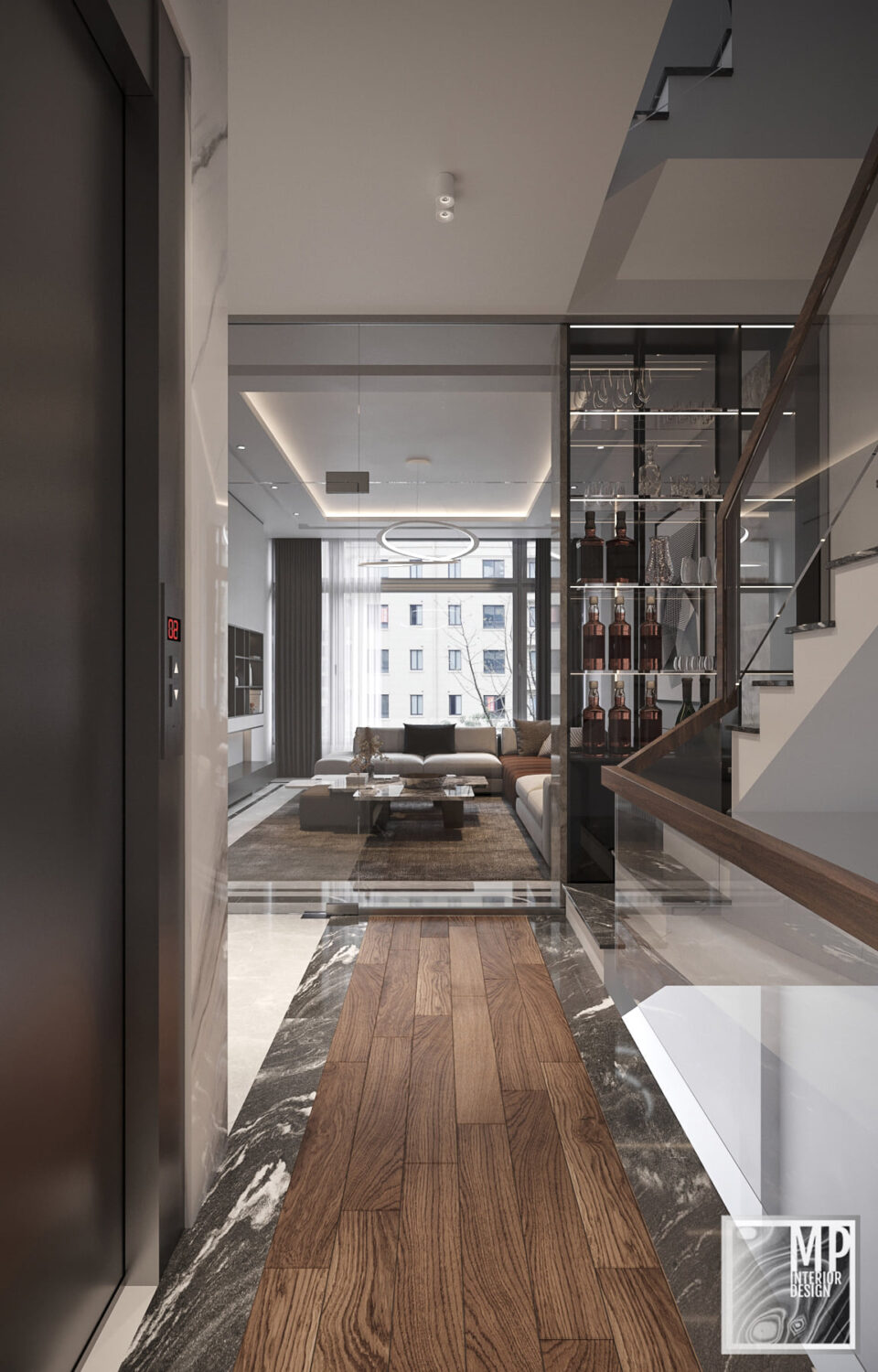 3D Interior Model Living room Scene 3dsmax 241006