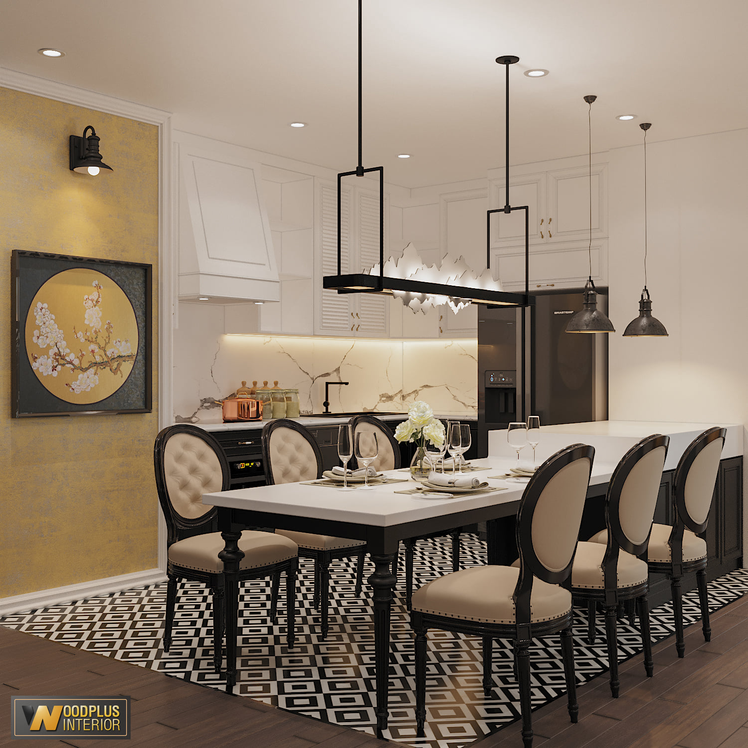 3D Interior Model Living room Scene 3dsmax 2410069