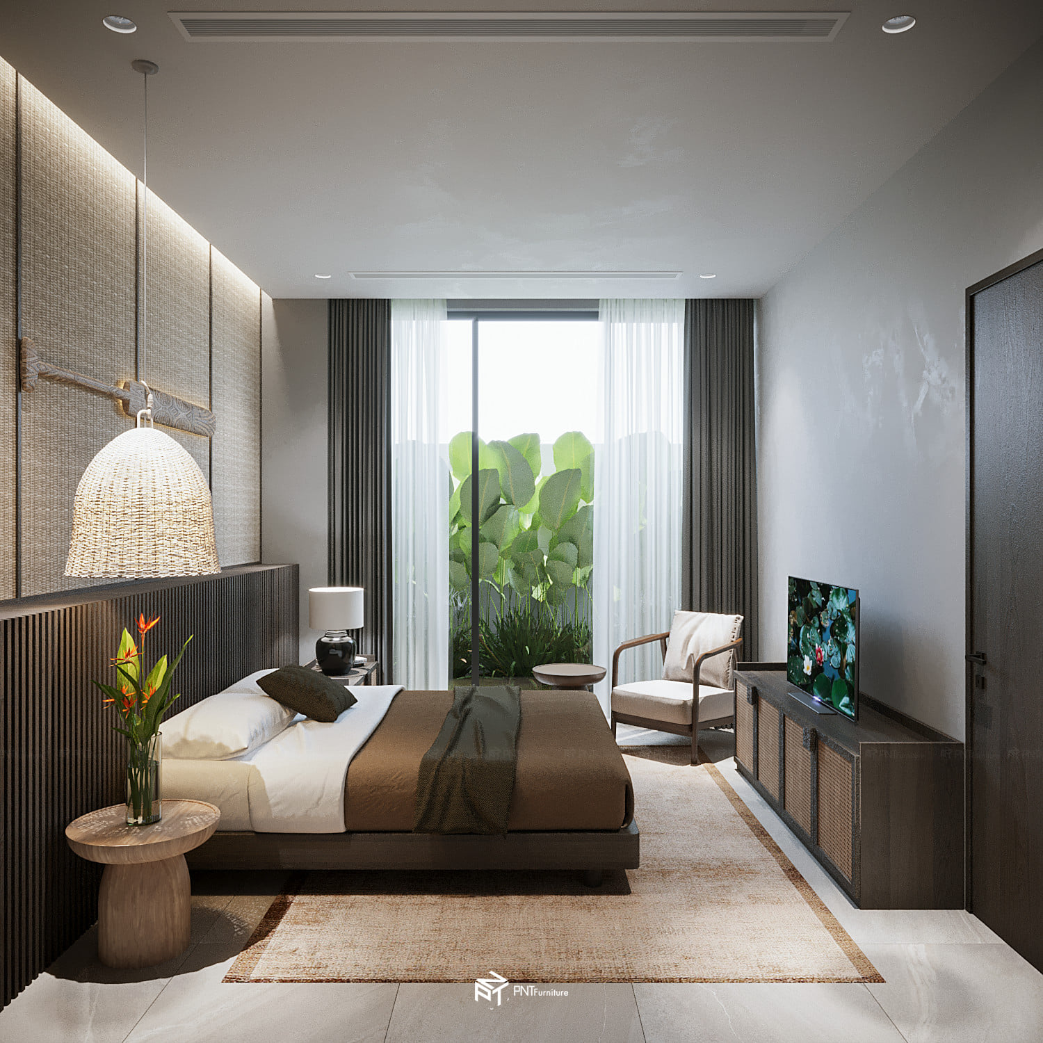 3D Interior Model Bed Room Scene 3dsmax 2310081