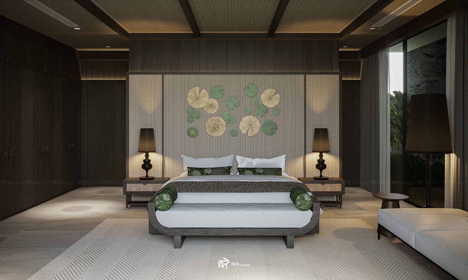 3D Interior Model Bed Room Scene 3dsmax 2310081